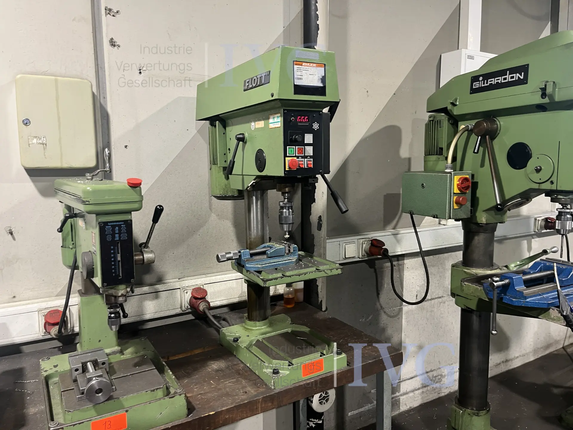 Tisch-Bohrmaschine FLOTT TB 15 G
